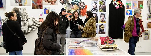 Étudiants en atelier